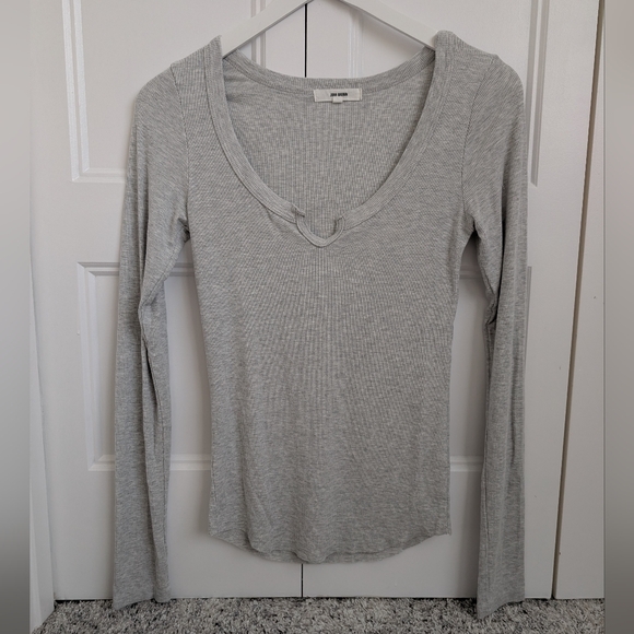 Joah Brown Henley Long Sleeve - Picture 1 of 6